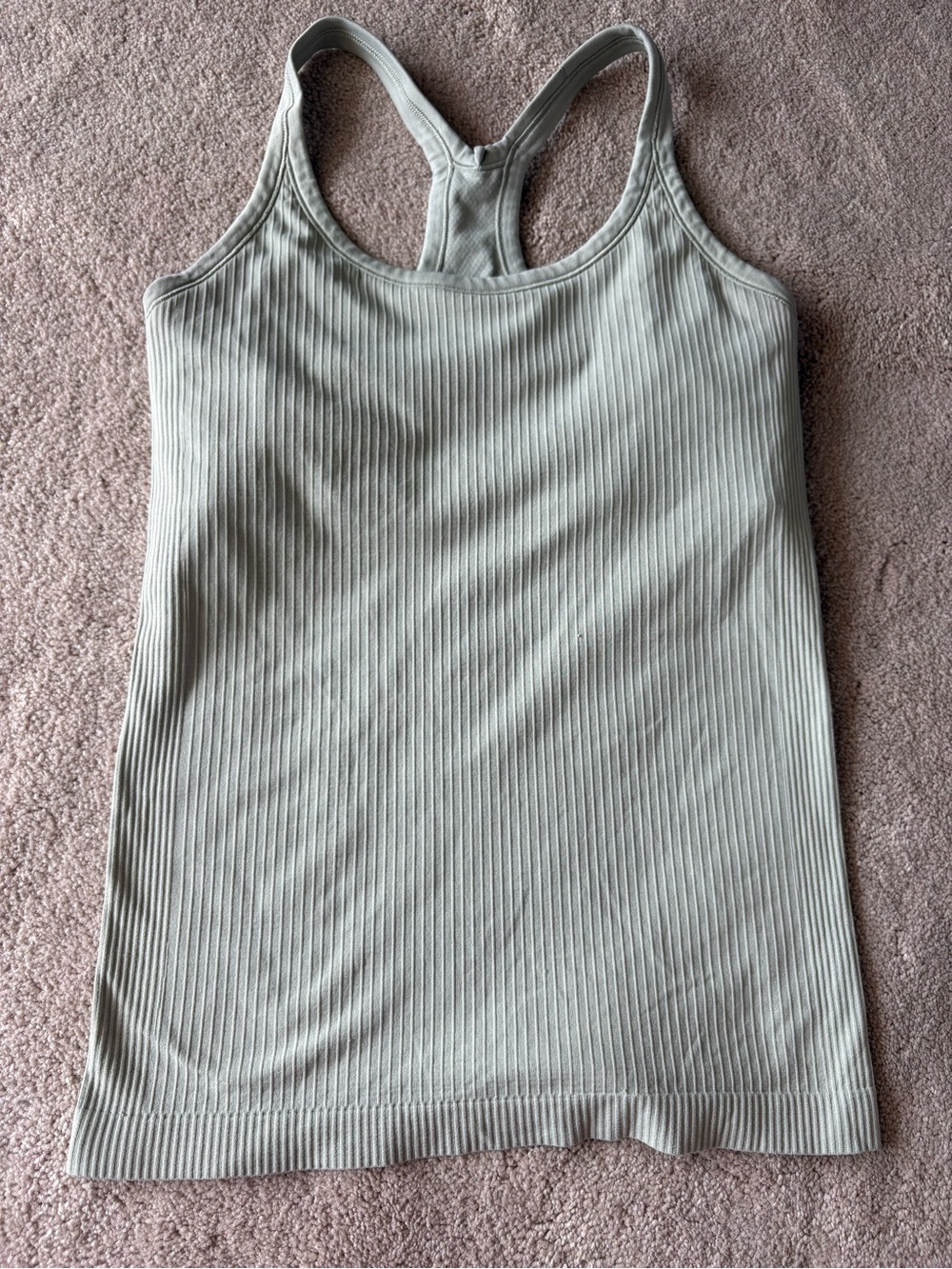 lululemon athletica Ribbed Racerback Tank - Sage Green